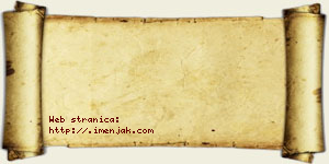 Jovanka Ćurković vizit kartica